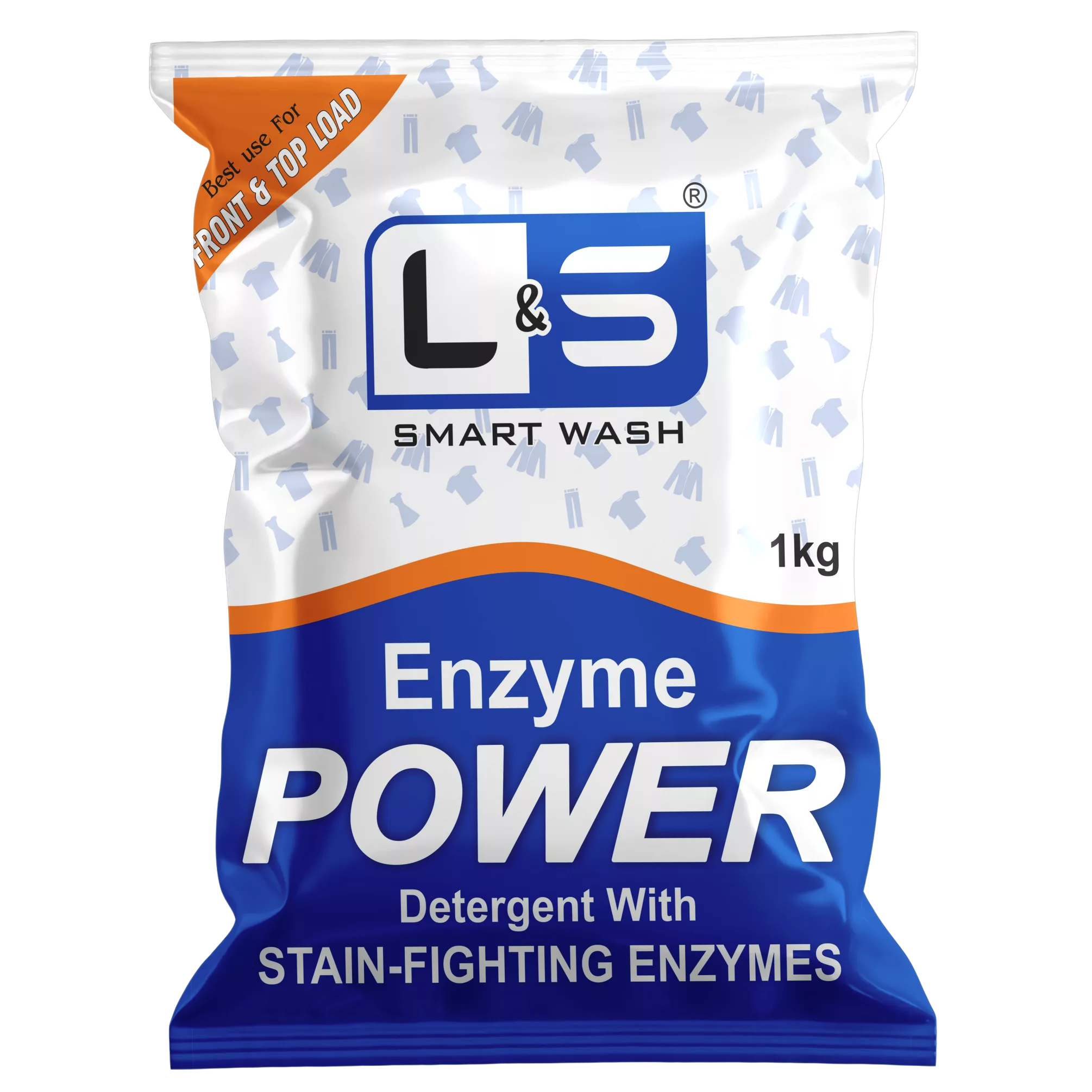 L&S SMART WASH BIO ENZYME DETERGENT POWDER - 1 Kg
